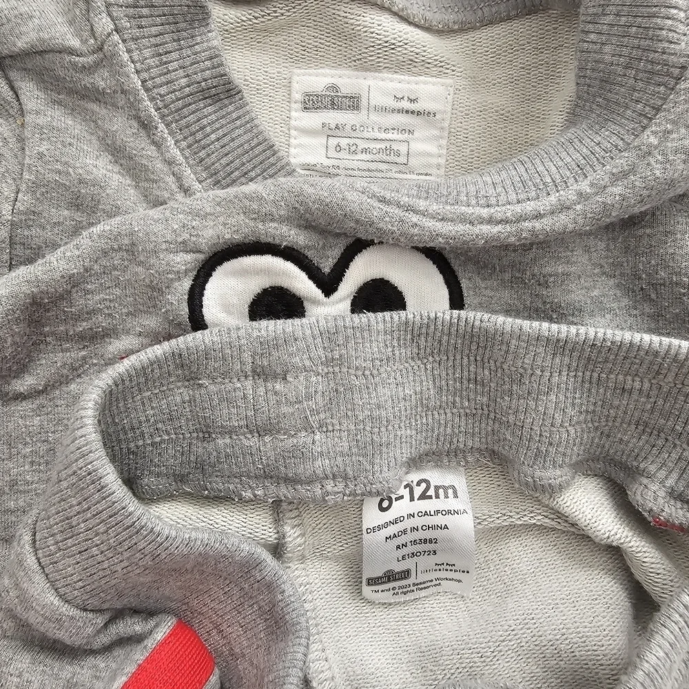 Little Sleepies Sesame Street Elmo Sweatsuit